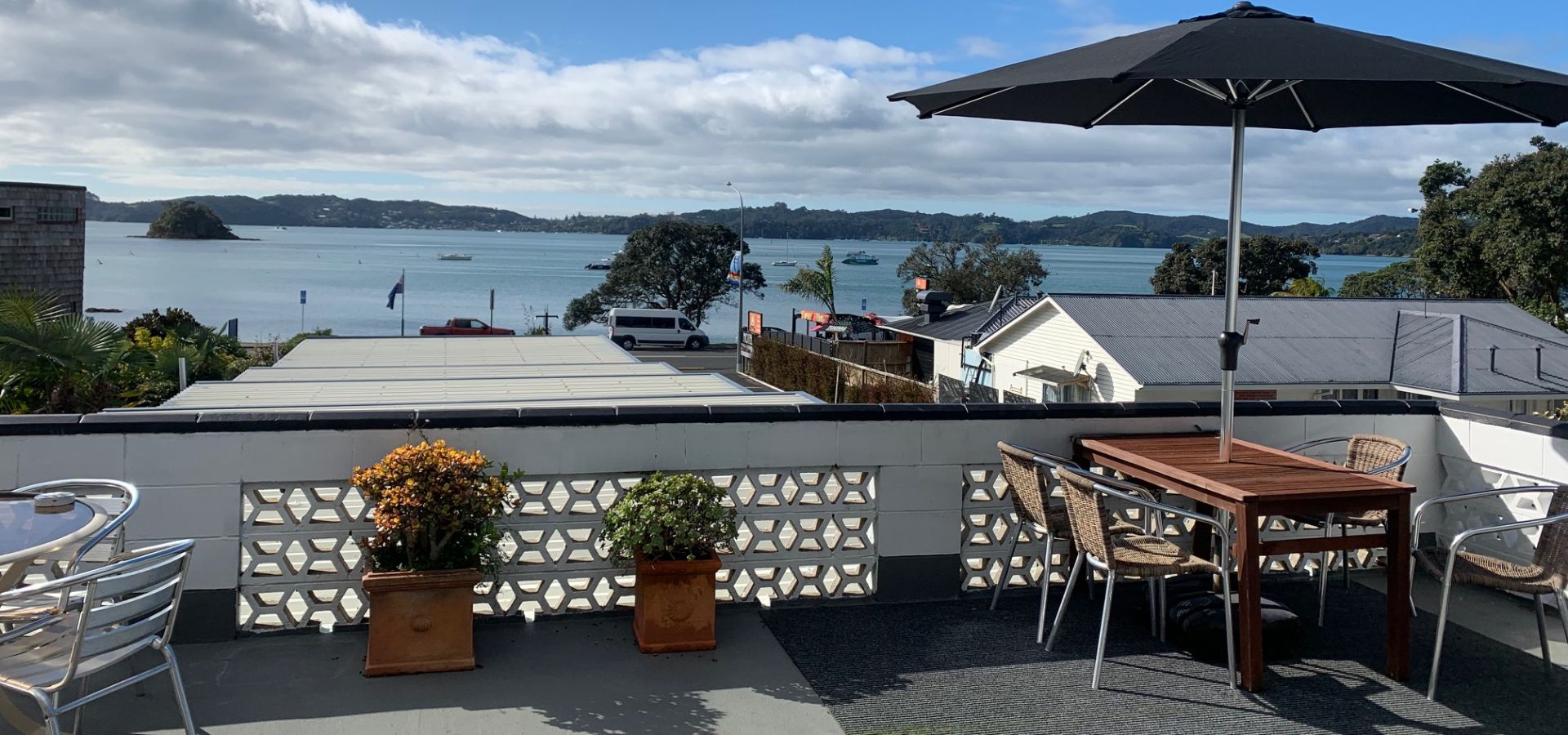 View from the sundeck